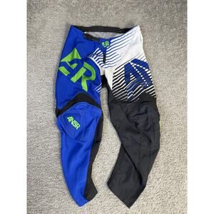 ANSR Pants Mens Medium Blue Syncron 2015 Motocross 32 Waist Adjustable Belt